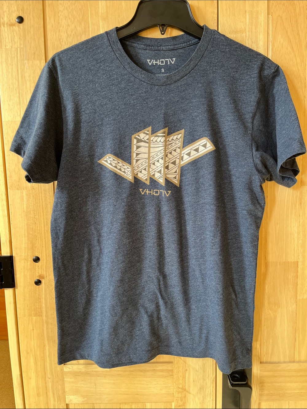 ALOHA Men's Heather Navy Graphic Short-Sleeve Tee